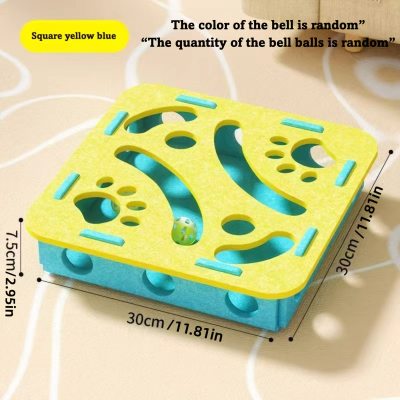 Cat Puzzle Felt Toy Box
