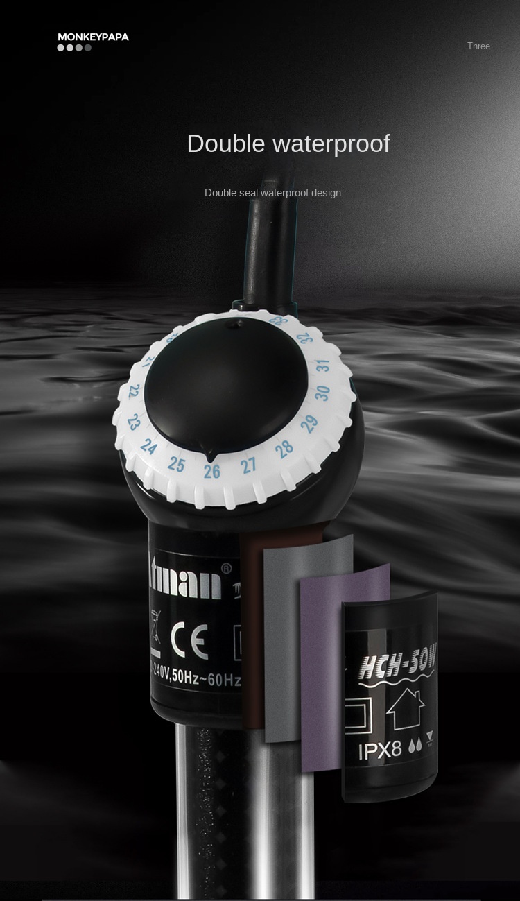 Aquarium Quartz Heating Rod with Precise Temperature Control