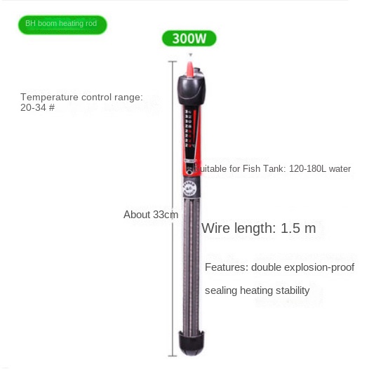 Aquarium Quartz Heating Rod with Precise Temperature Control