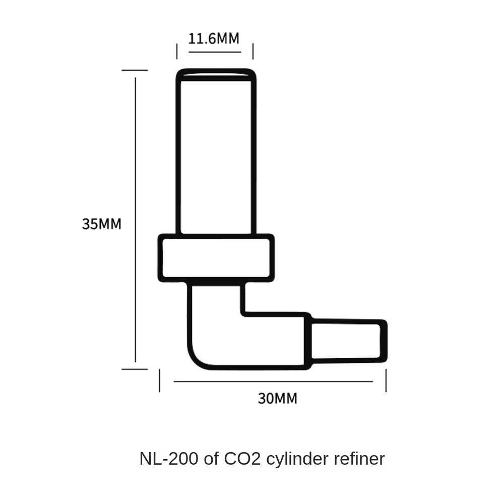 CO2 In-Cylinder Refiner for Aquarium
