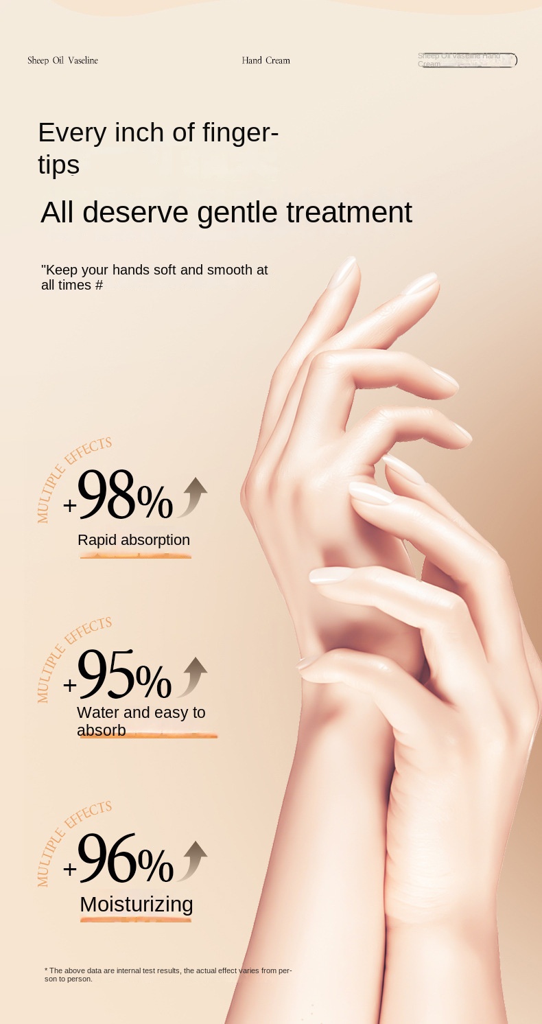 Sheep Oil Vaseline Hand Cream