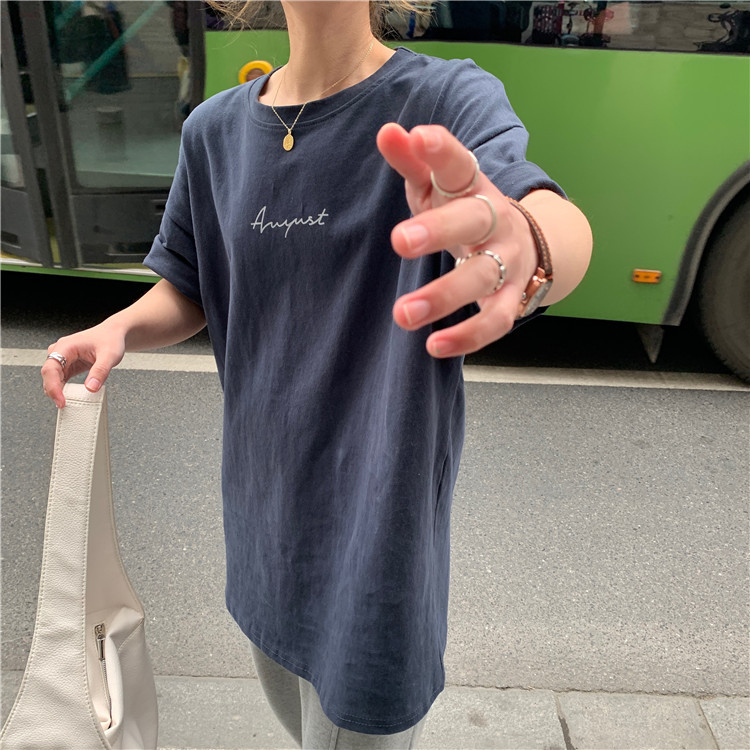 White Short Sleeve Loose-Fit T-Shirt