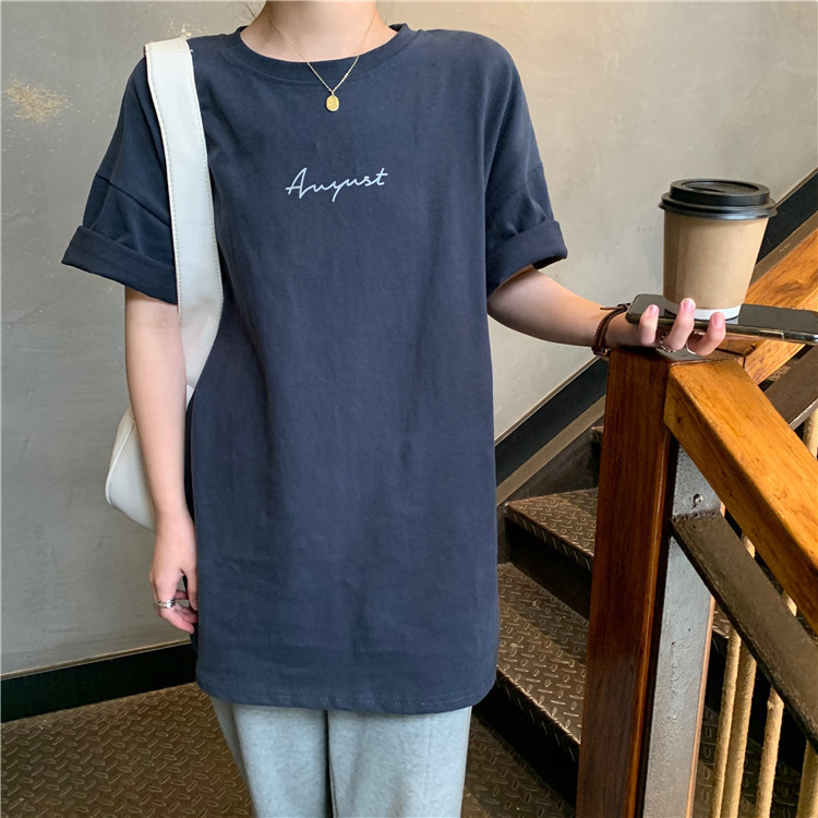 White Short Sleeve Loose-Fit T-Shirt