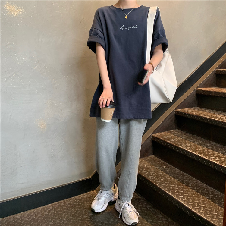 White Short Sleeve Loose-Fit T-Shirt