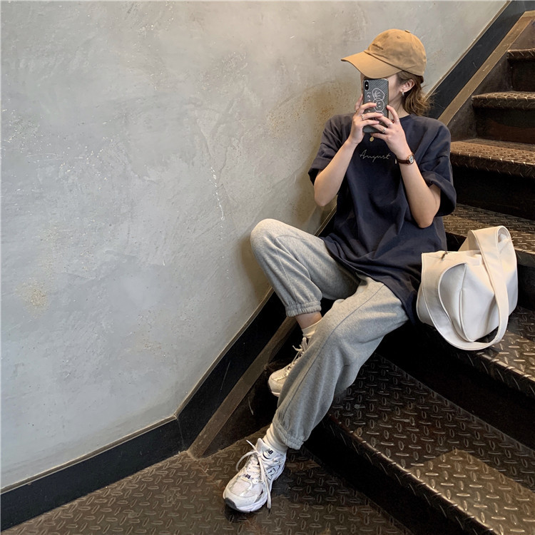 White Short Sleeve Loose-Fit T-Shirt