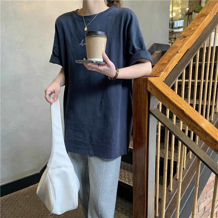 White Short Sleeve Loose-Fit T-Shirt