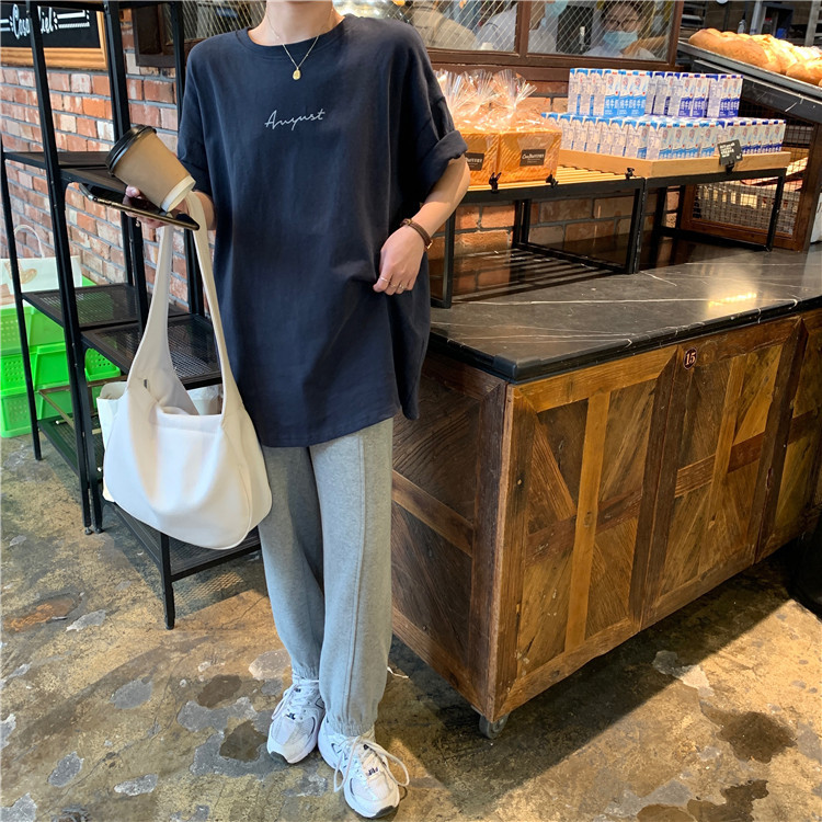 White Short Sleeve Loose-Fit T-Shirt