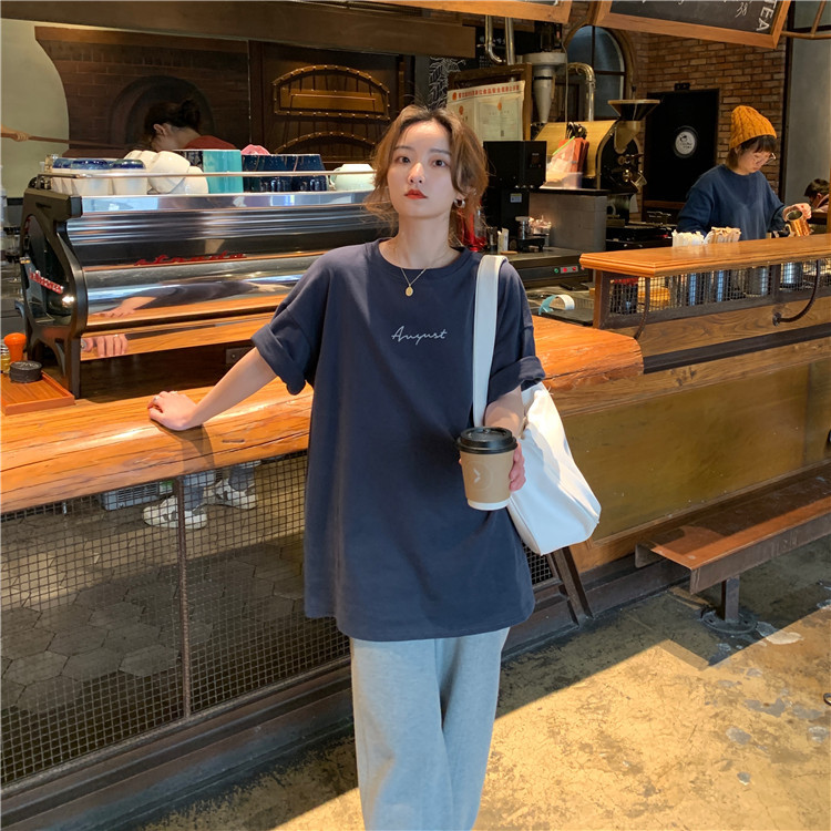 White Short Sleeve Loose-Fit T-Shirt