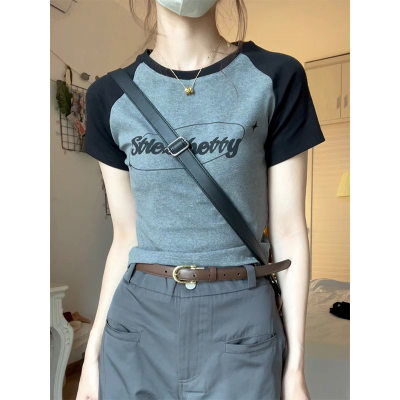 Spicy USA Colorblock Short Sleeve T-Shirt
