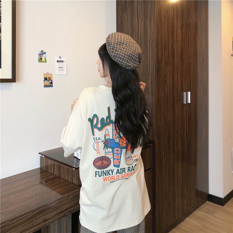 Floral Loose Fit Short Sleeve T-shirt