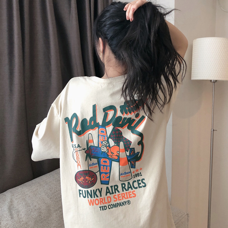 Floral Loose Fit Short Sleeve T-shirt