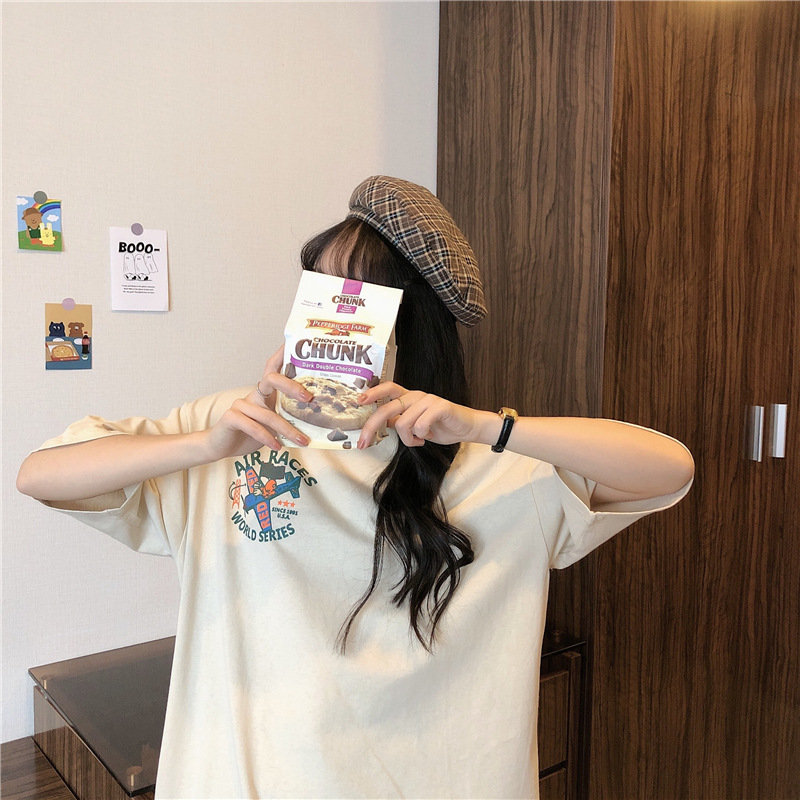 Floral Loose Fit Short Sleeve T-shirt