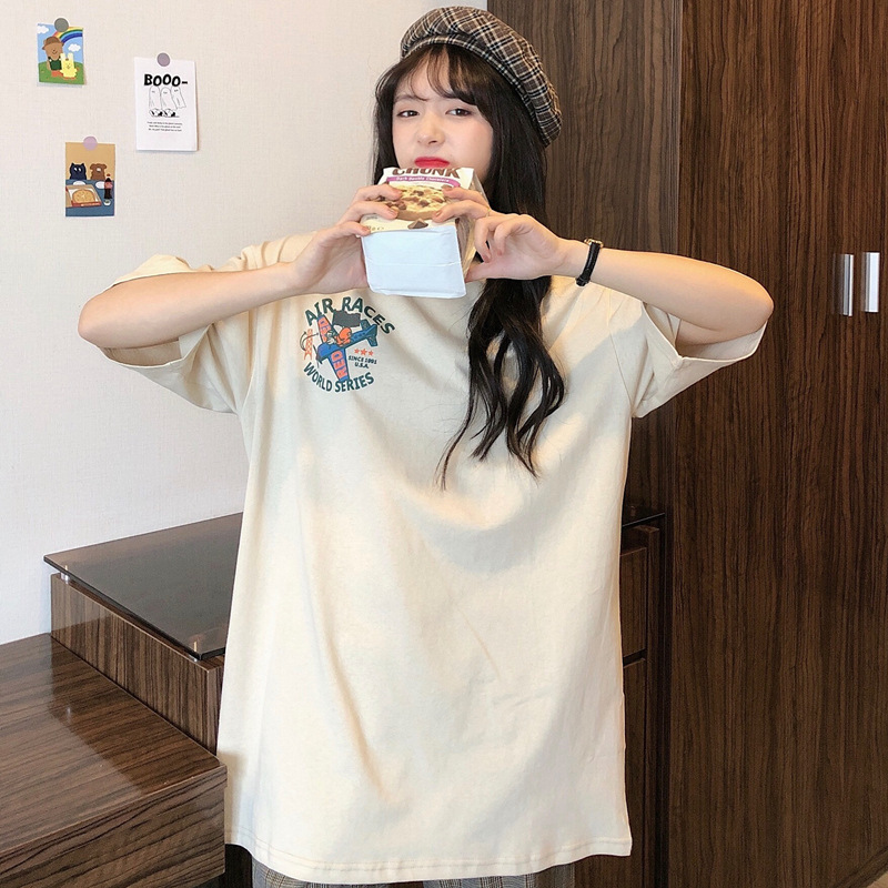 Floral Loose Fit Short Sleeve T-shirt