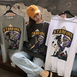 Floral Loose Fit Short Sleeve T-shirt