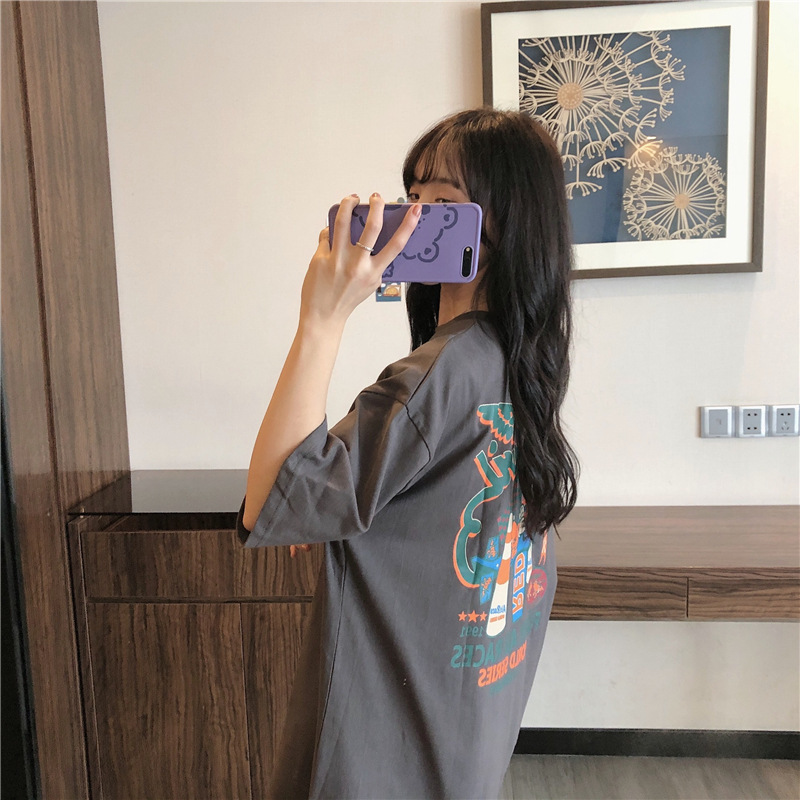 Floral Loose Fit Short Sleeve T-shirt