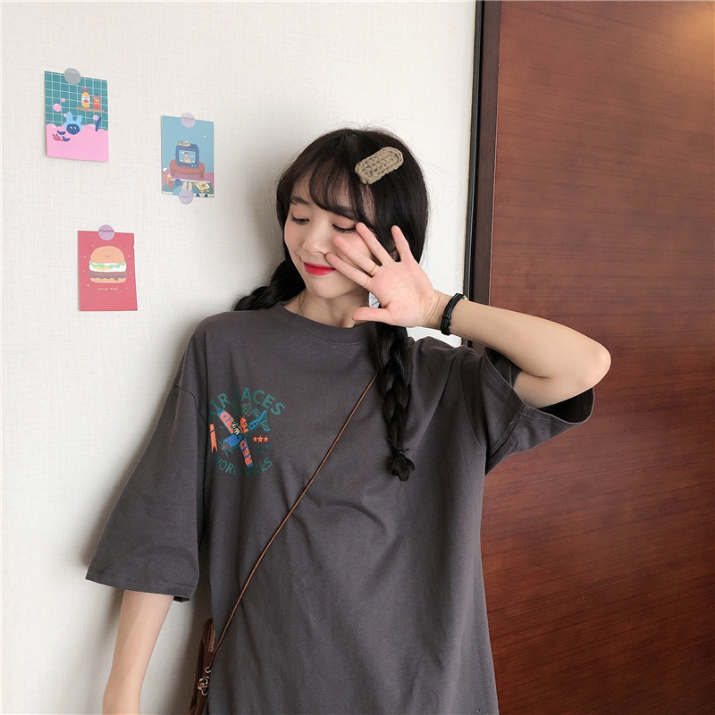 Floral Loose Fit Short Sleeve T-shirt