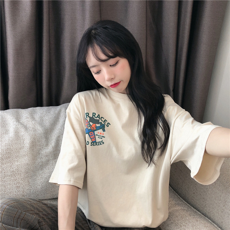 Floral Loose Fit Short Sleeve T-shirt