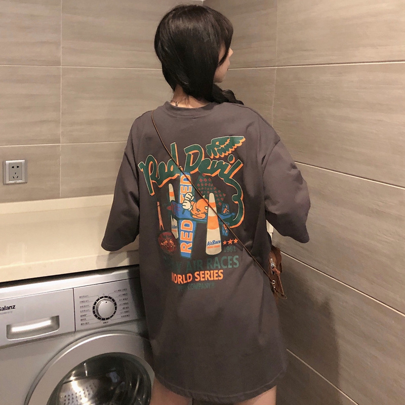 Floral Loose Fit Short Sleeve T-shirt