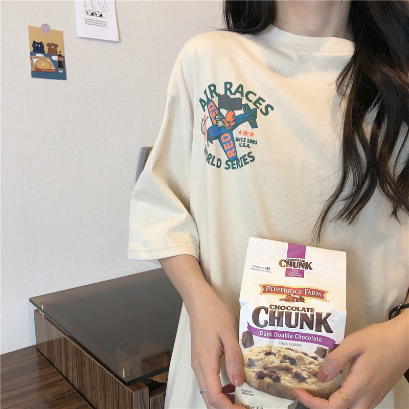 Floral Loose Fit Short Sleeve T-shirt