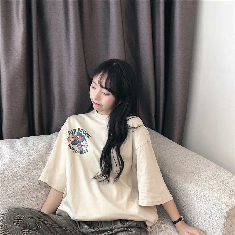 Floral Loose Fit Short Sleeve T-shirt