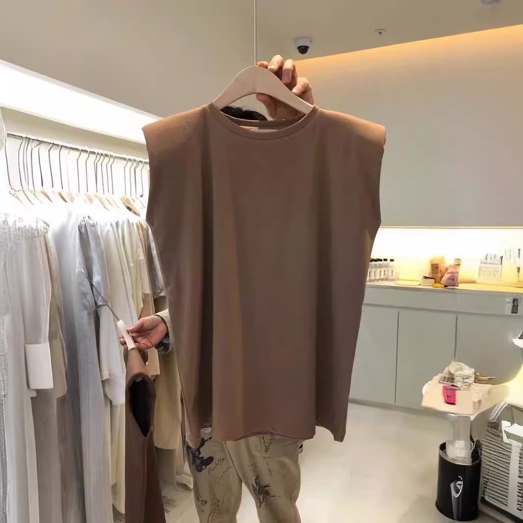 Sleeveless Round Neck Summer Top