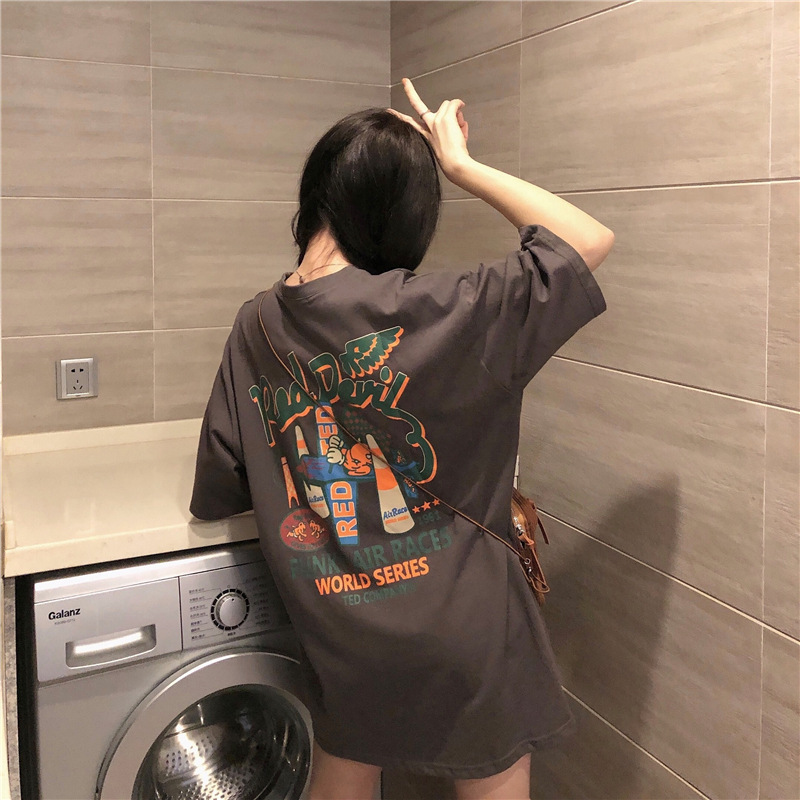 Floral Loose Fit Short Sleeve T-shirt