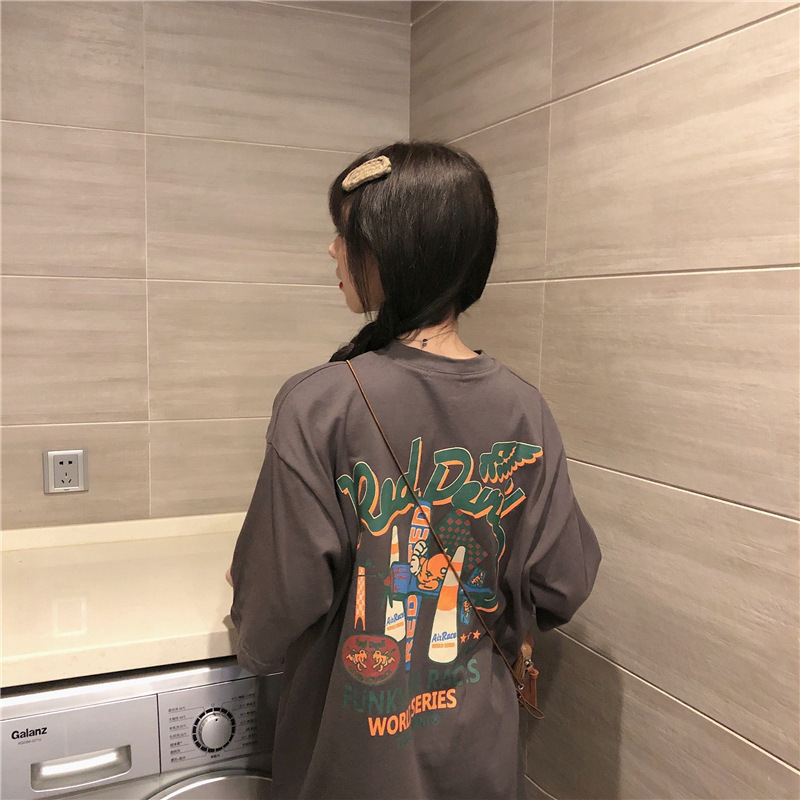 Floral Loose Fit Short Sleeve T-shirt