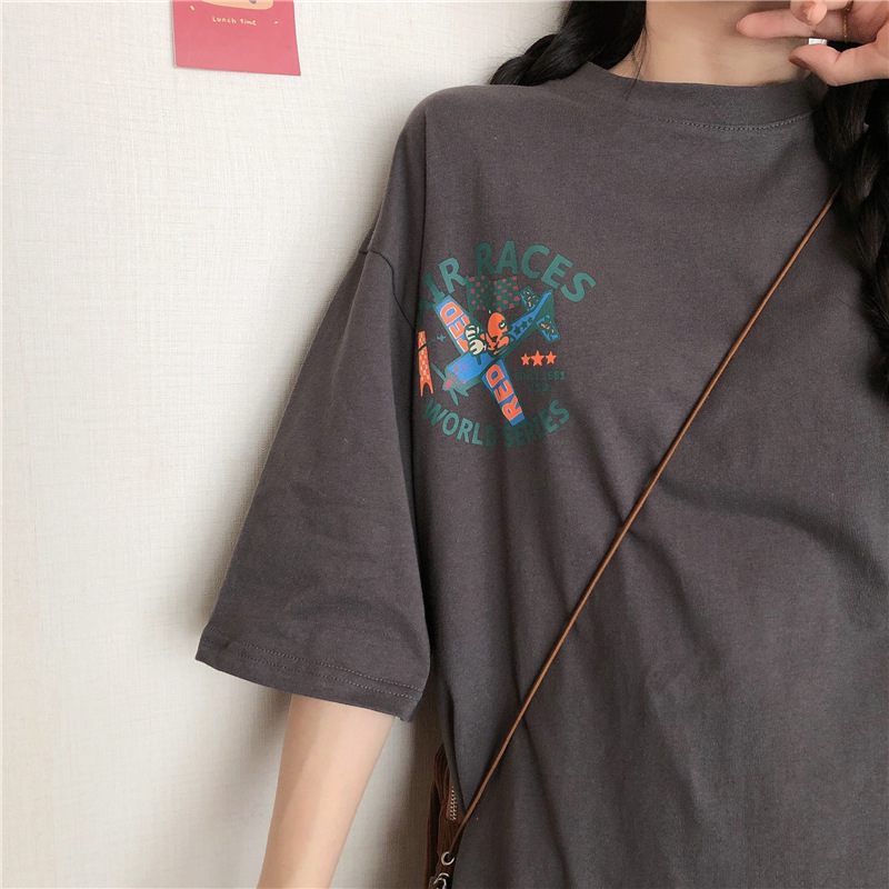 Floral Loose Fit Short Sleeve T-shirt