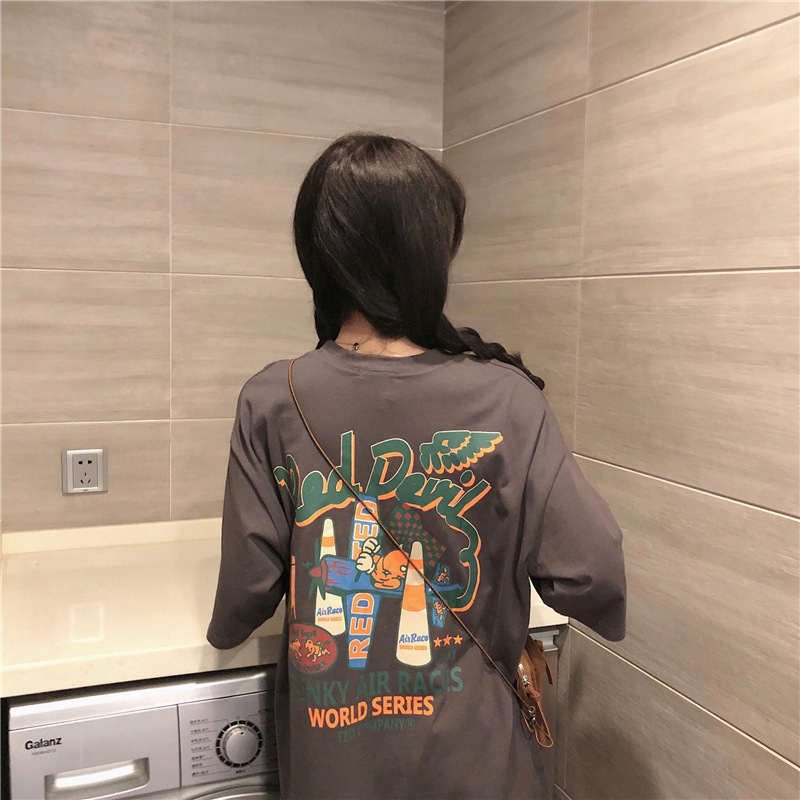 Floral Loose Fit Short Sleeve T-shirt