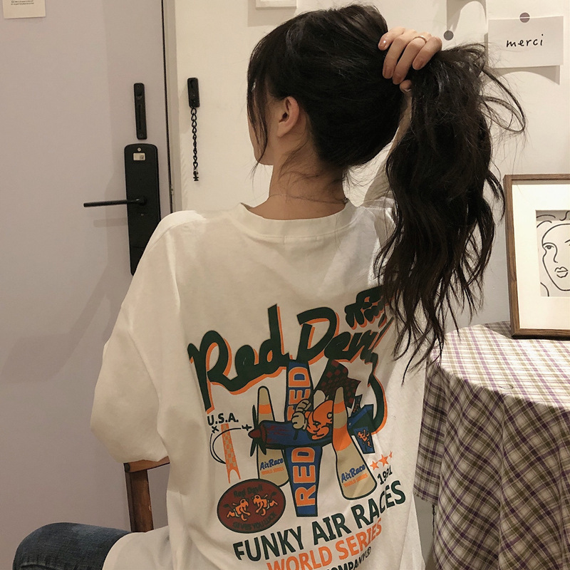 Floral Loose Fit Short Sleeve T-shirt