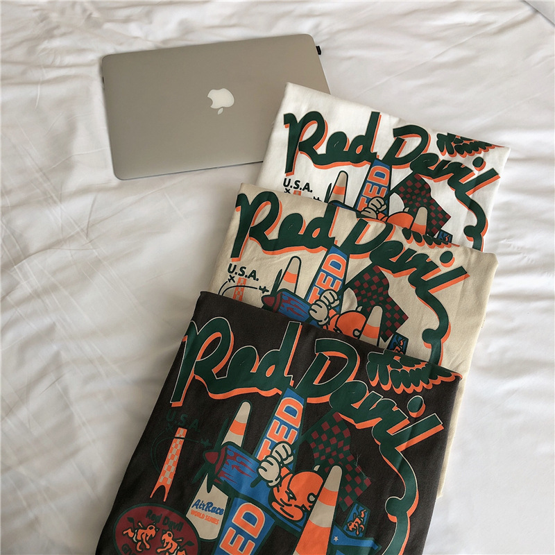 Floral Loose Fit Short Sleeve T-shirt