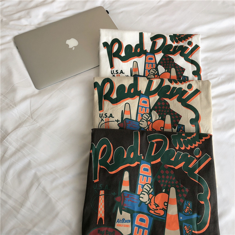 Floral Loose Fit Short Sleeve T-shirt