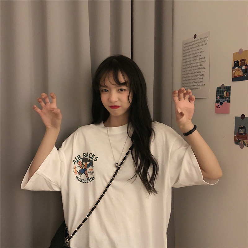 Floral Loose Fit Short Sleeve T-shirt