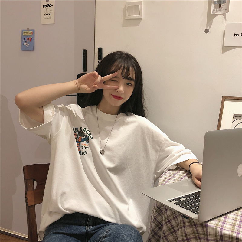 Floral Loose Fit Short Sleeve T-shirt