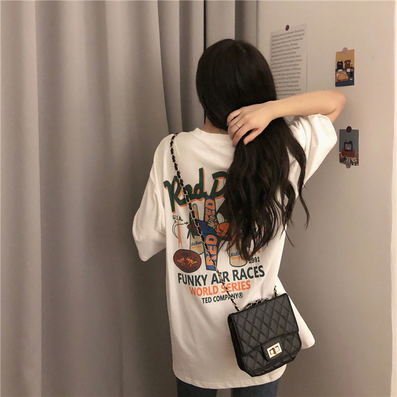 Floral Loose Fit Short Sleeve T-shirt