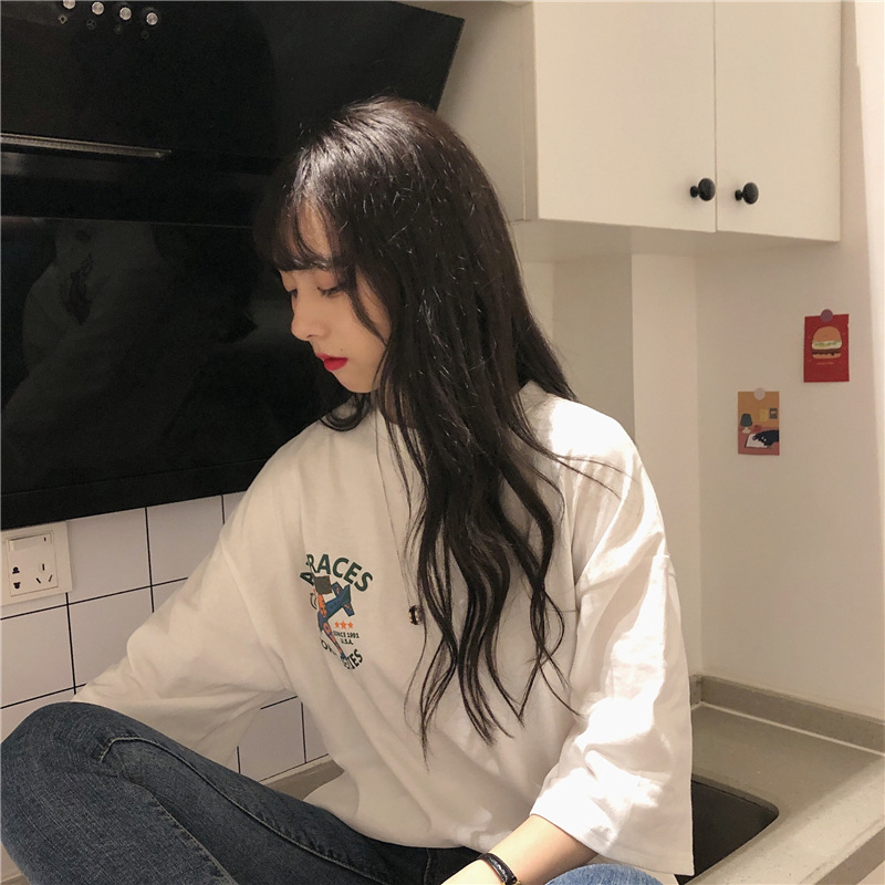 Floral Loose Fit Short Sleeve T-shirt