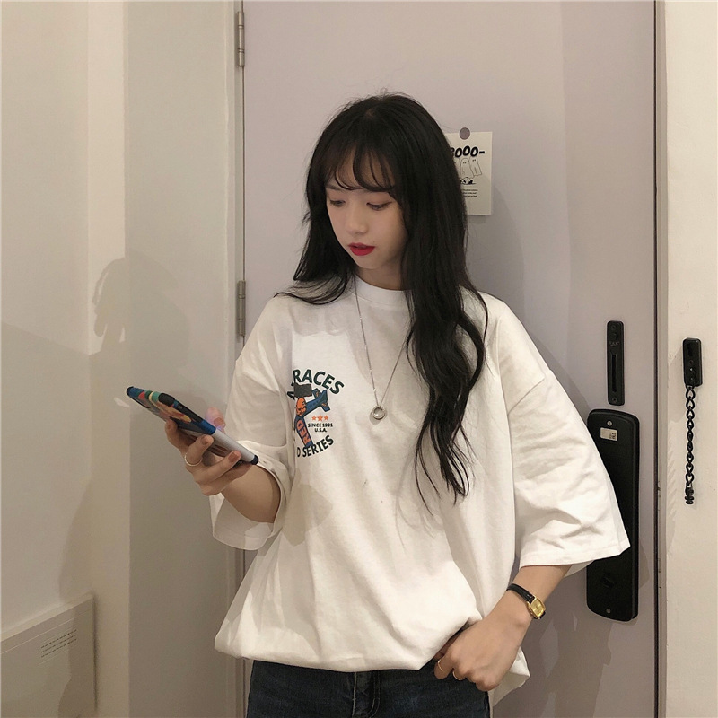 Floral Loose Fit Short Sleeve T-shirt