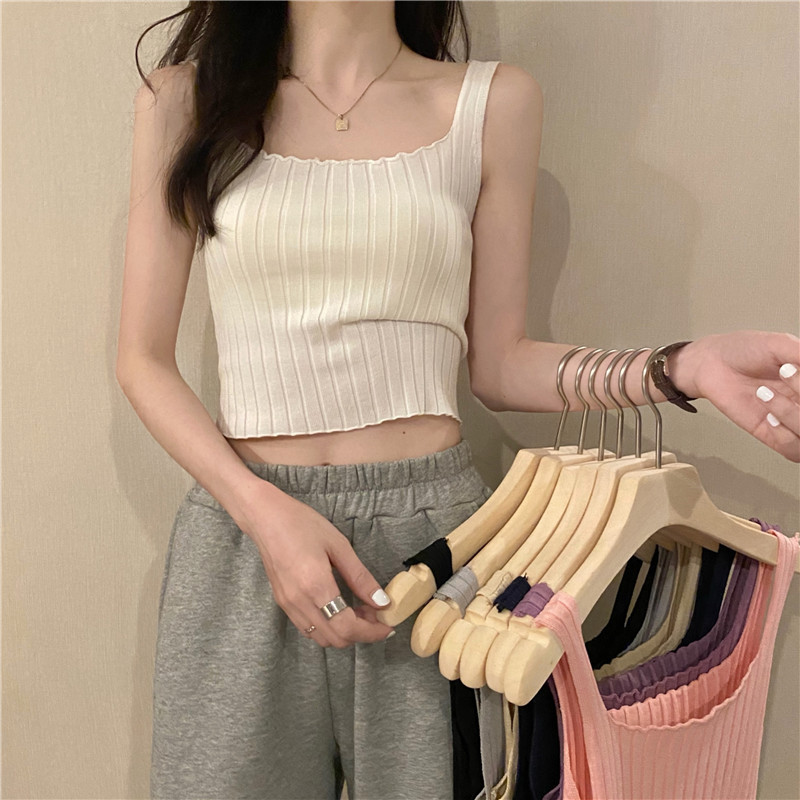 Korean Knit Crop Top
