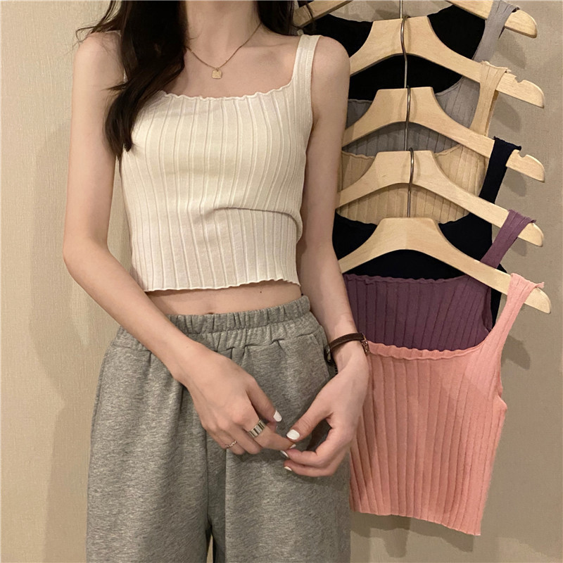 Korean Knit Crop Top