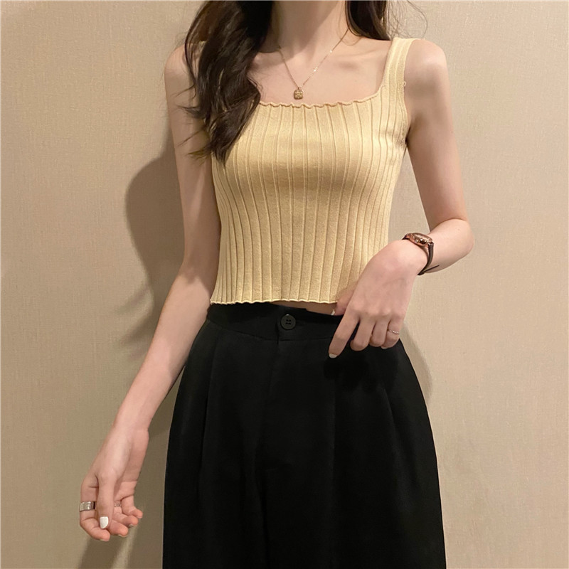 Korean Knit Crop Top