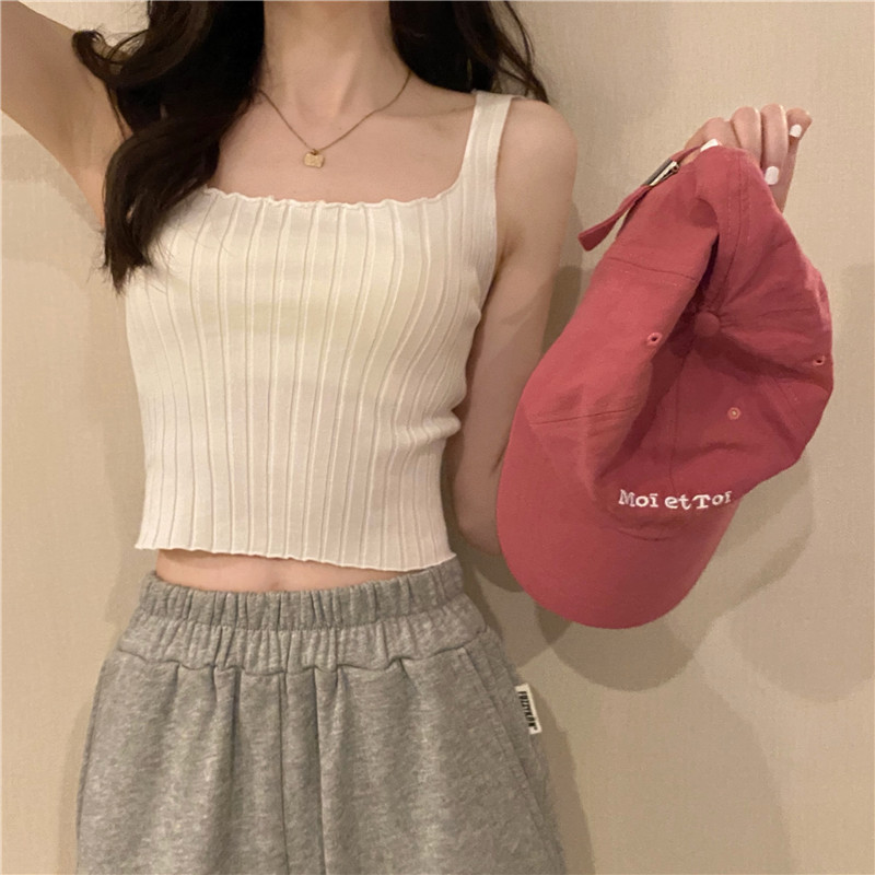 Korean Knit Crop Top