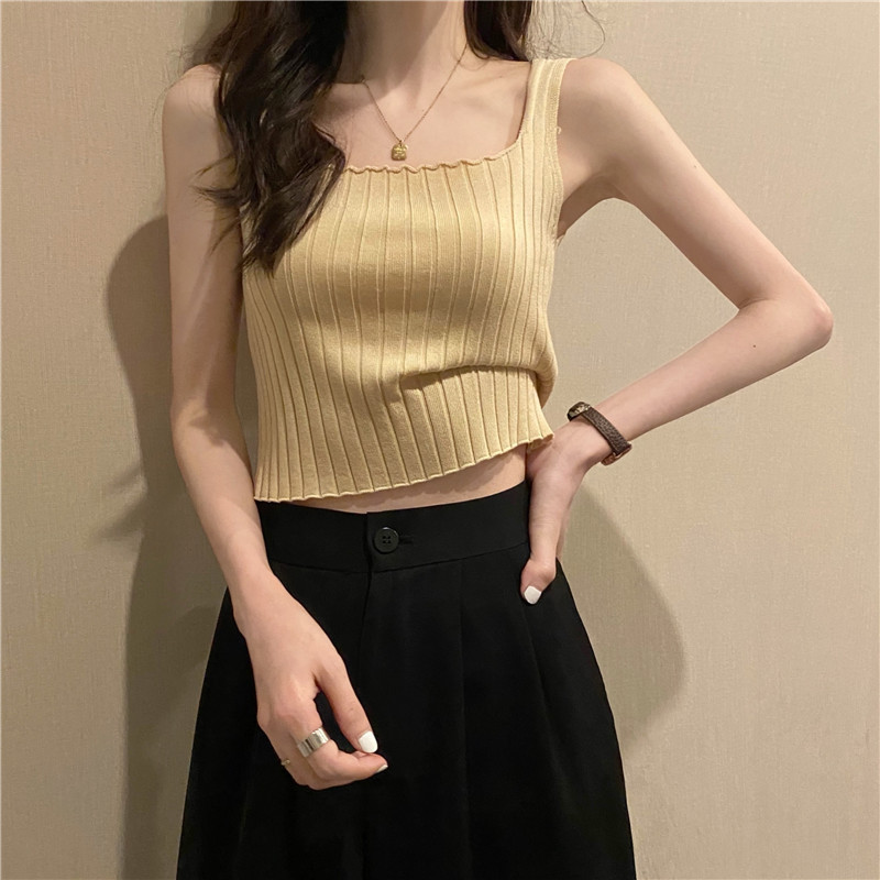 Korean Knit Crop Top