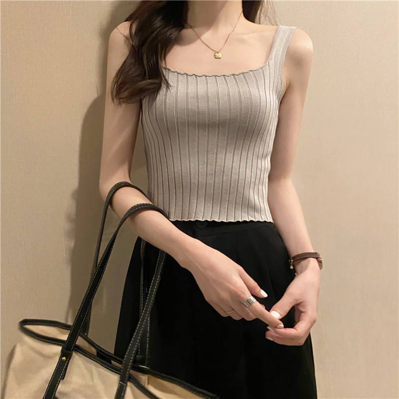 Korean Knit Crop Top