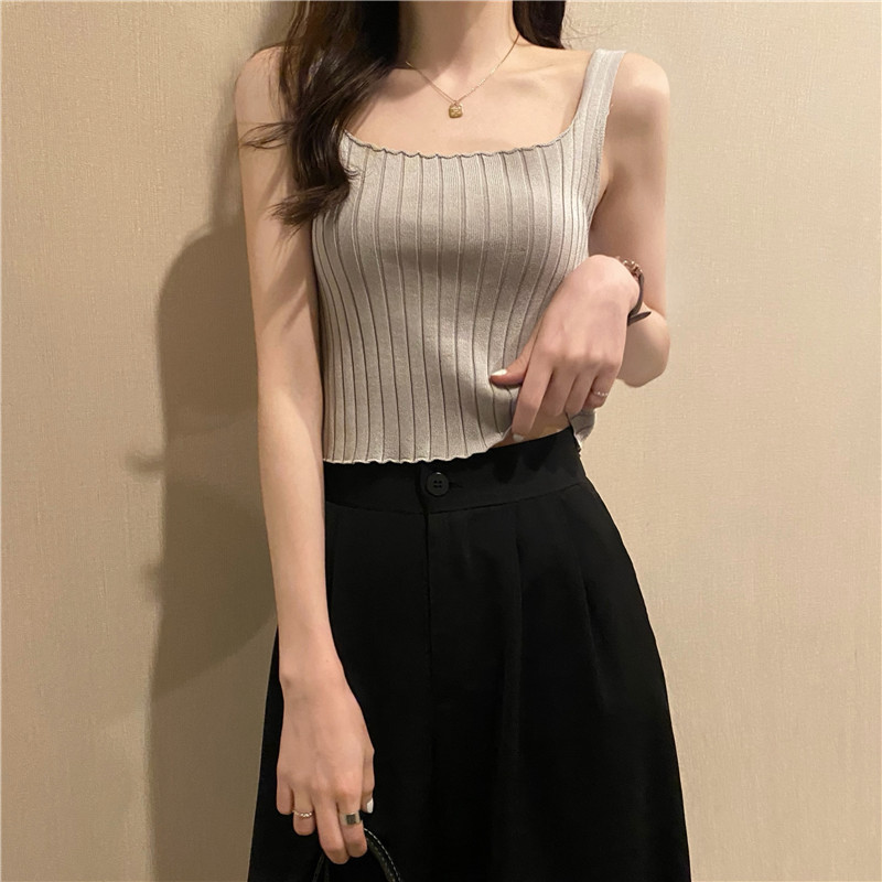 Korean Knit Crop Top