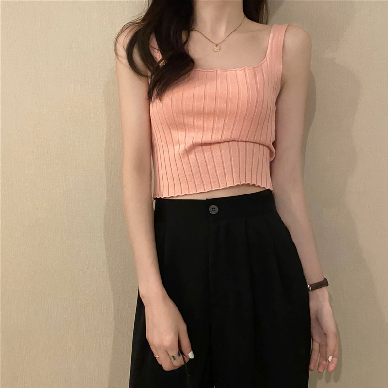 Korean Knit Crop Top