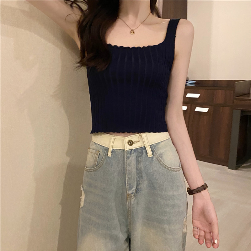 Korean Knit Crop Top