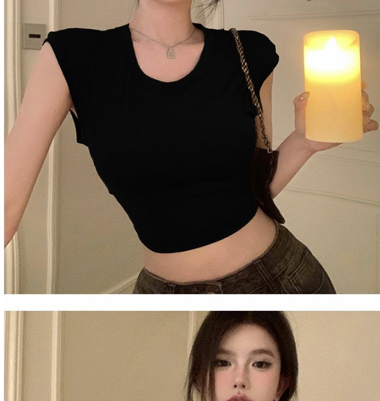 Seductive Black Crop Top