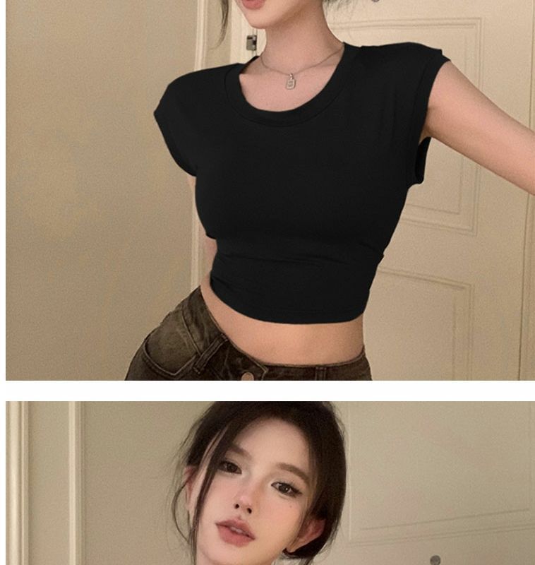 Seductive Black Crop Top