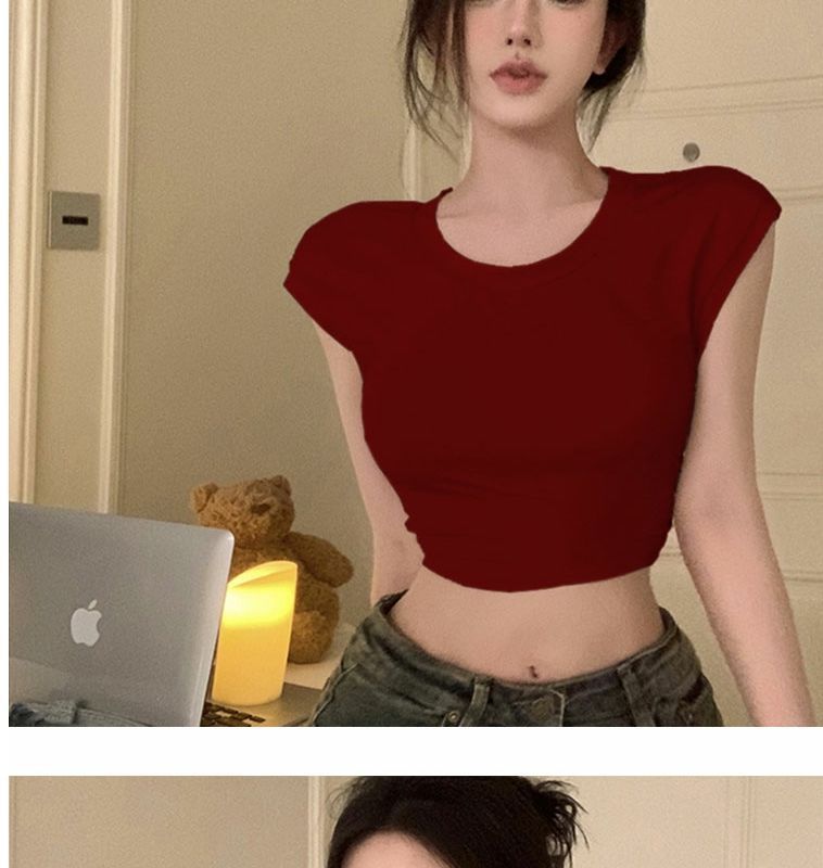 Seductive Black Crop Top