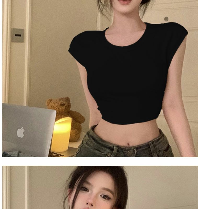 Seductive Black Crop Top